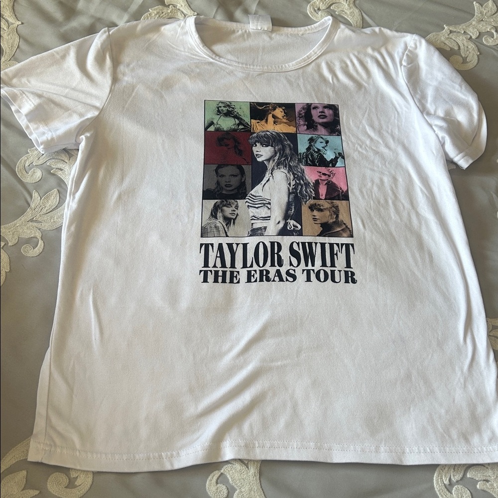 Taylor Swift Eras Tour white Graphic T‑Shirt